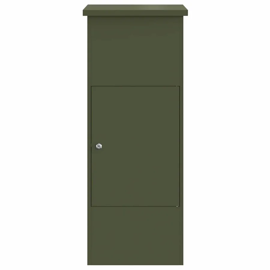 Boîte de dépôt de colis Vert olive 44,5 x 29 x 110,5 cm Acier - 5