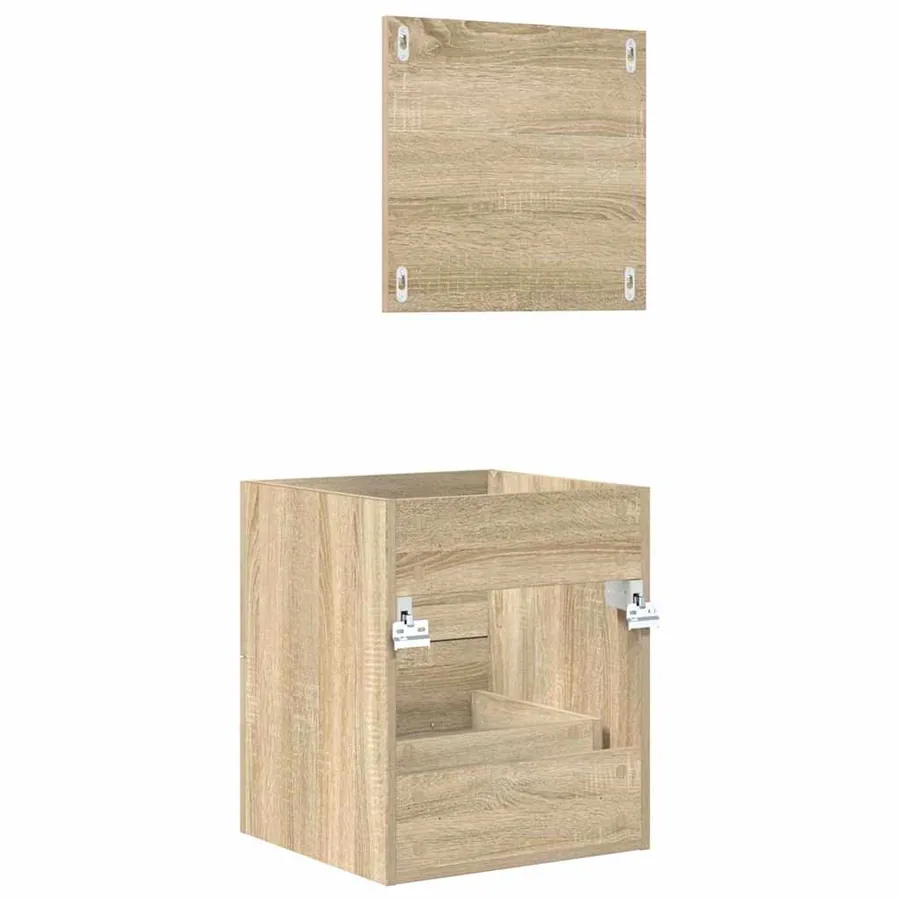 Ensemble de mobilier de salle de bain Marron 41 x 38,5 x 48 cm - 10