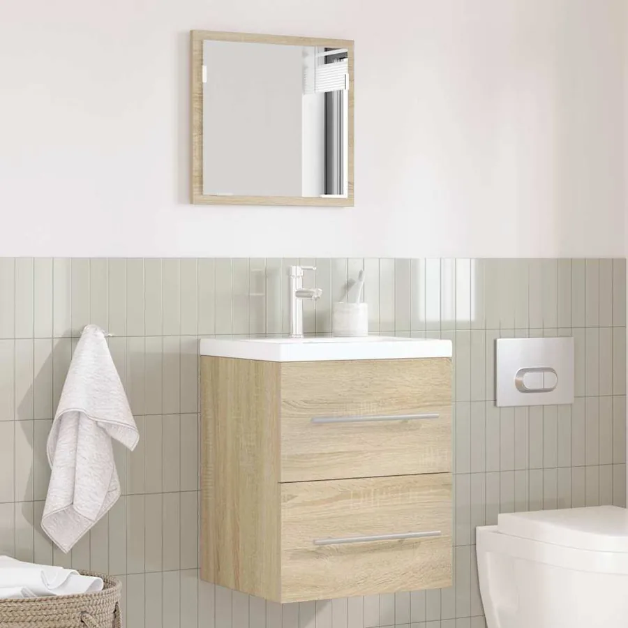 Ensemble de mobilier de salle de bain Marron 41 x 38,5 x 48 cm - 4