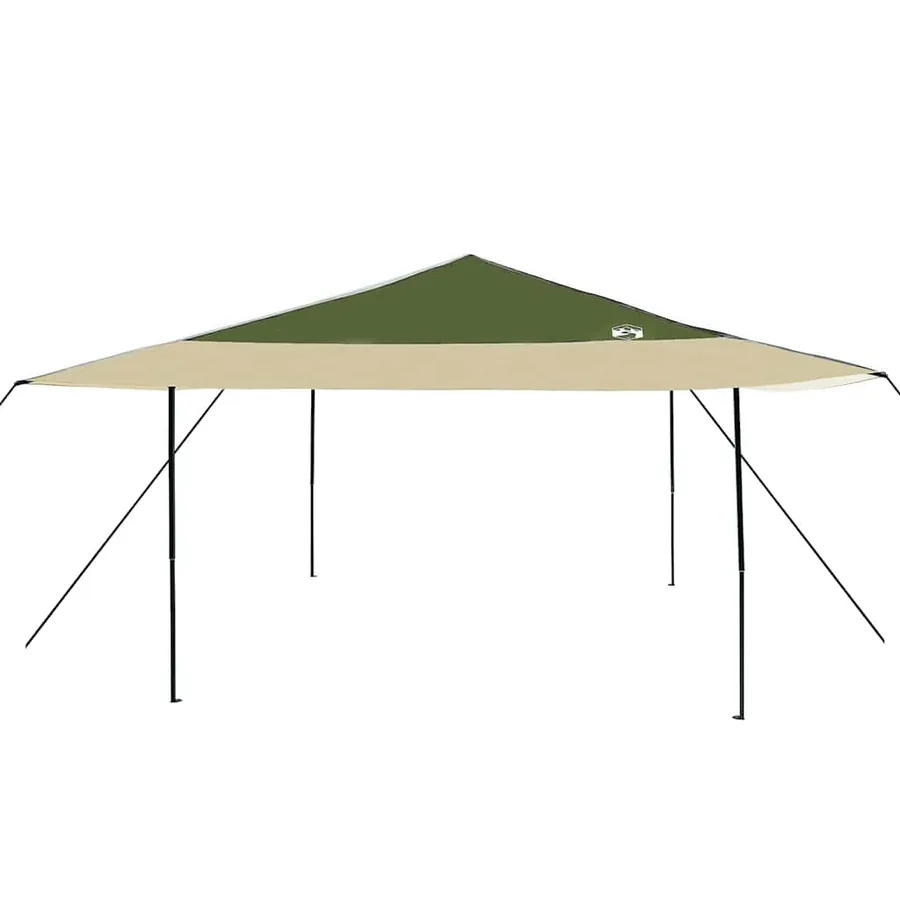 Tente à abri Vert 395 x 395 x 251 cm tissu - 5