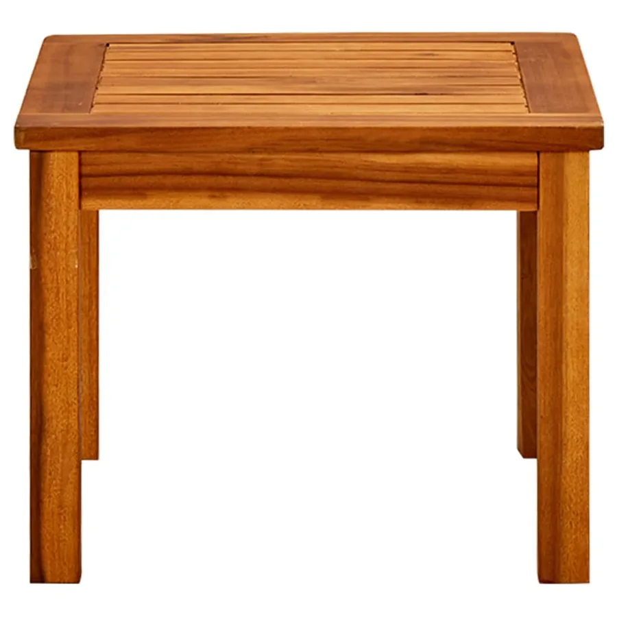 Table basse de jardin 45x45x36 cm Bois solide d'acacia - 3