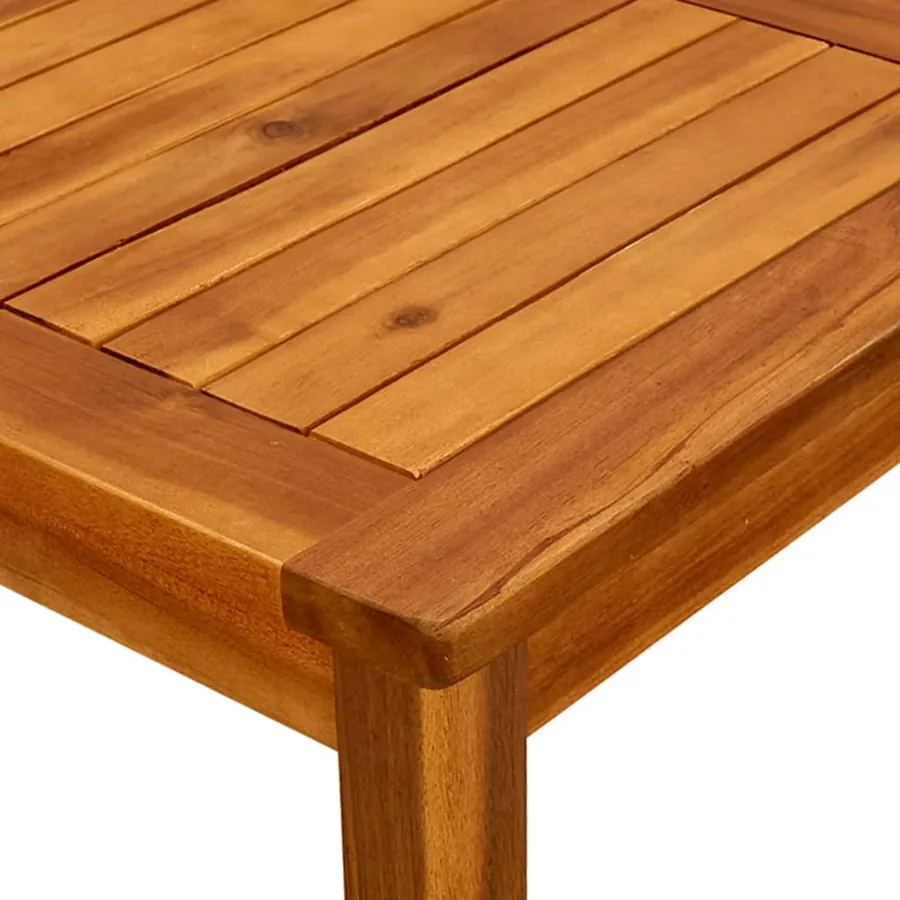 Table basse de jardin 45x45x36 cm Bois solide d'acacia - 6