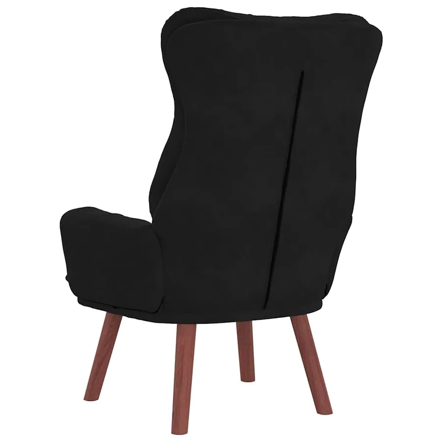 fauteuil Noir 69 x 74 x 93 cm Velours - 6