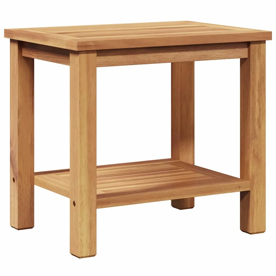 Table basse Marron 50 x 35 x 45 cm Bois de teck massif - 2