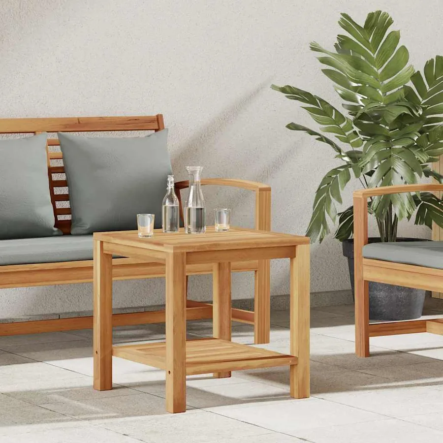 Table basse Marron 45 x 45 x 45 cm Bois de teck massif