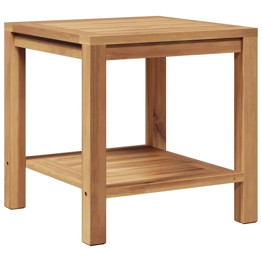 Table basse Marron 45 x 45 x 45 cm Bois de teck massif - 7