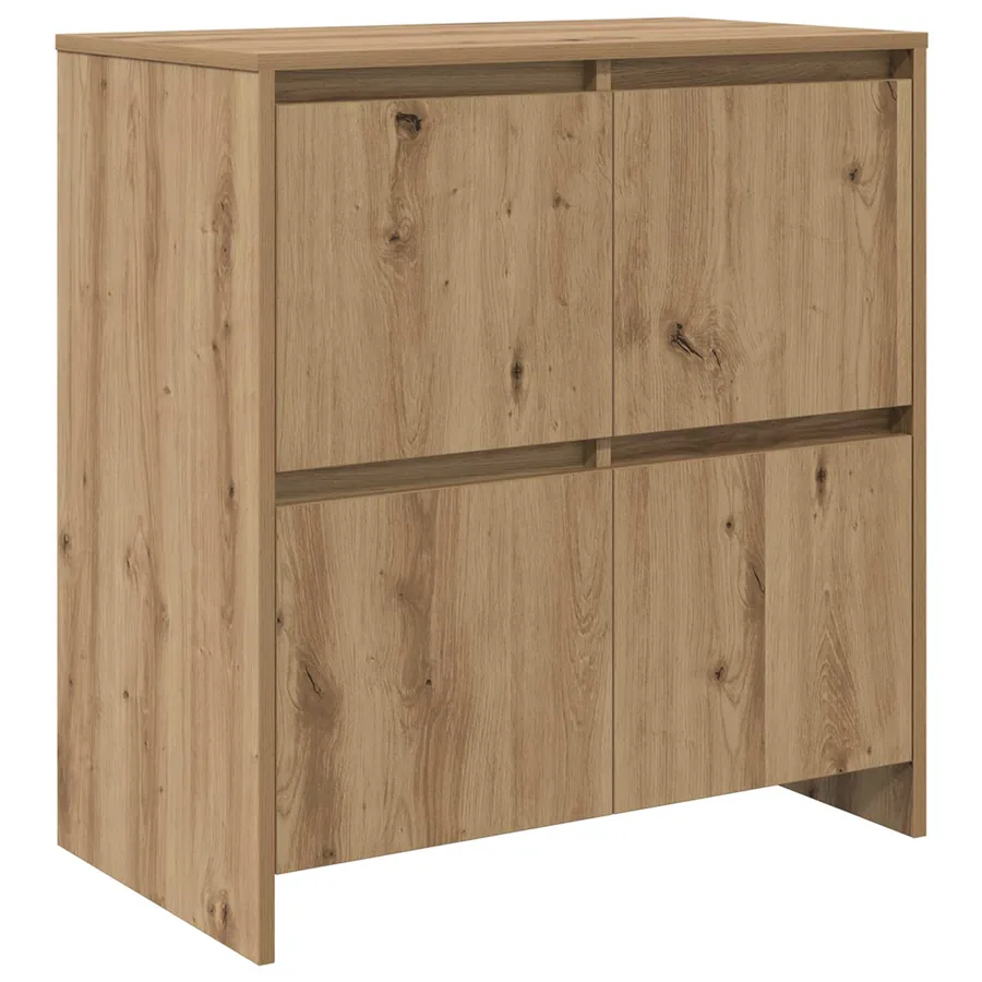 Buffet 3 pcs Chêne artisanal 70 x 41 x 75 cm Bois d'ingénierie - 6