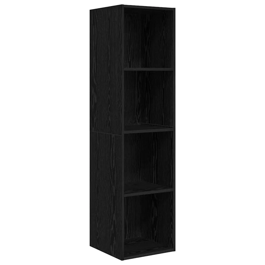 Ensemble meuble TV 4 pcs Chêne noir Bois d'ingénierie - 6