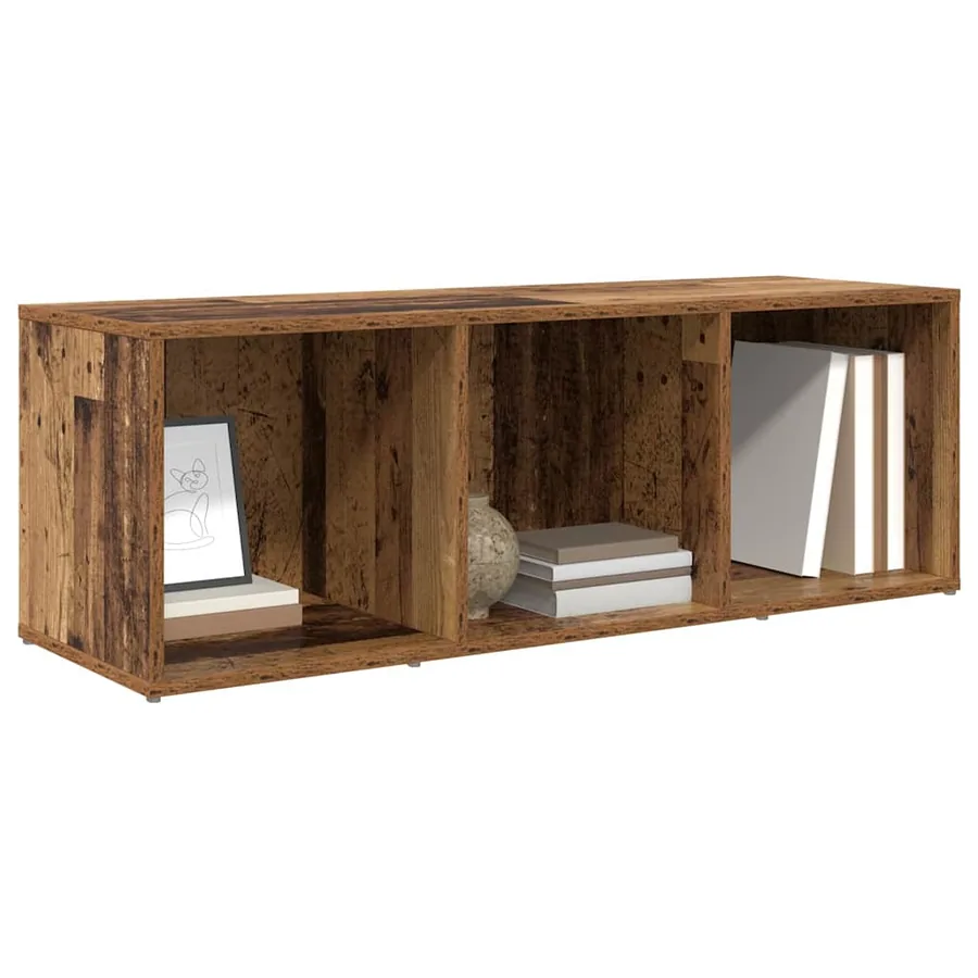Ensemble meuble TV Marron 72 x 35 x 37 cm Bois d'ingénierie - 3