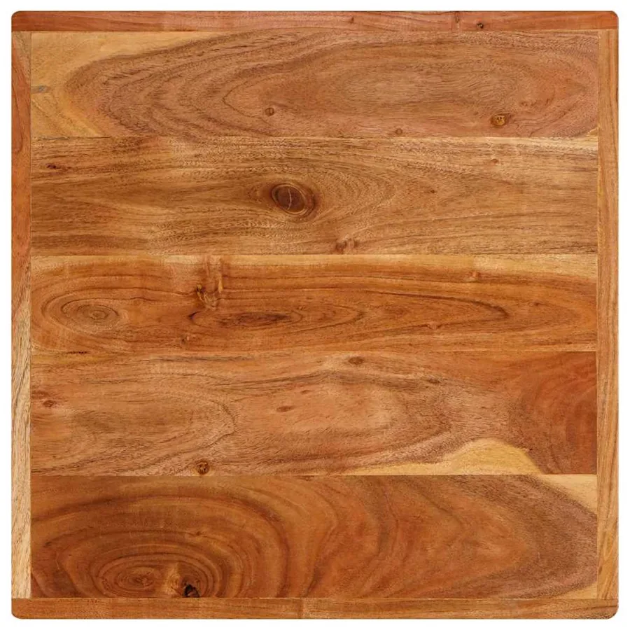 Table bistrot Marron 50 x 50 x 76 cm Bois d'Acacia Massif - 5