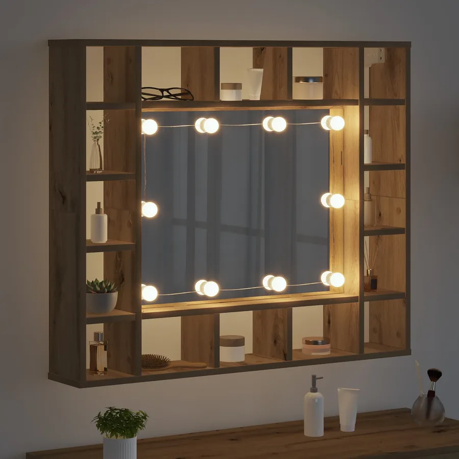 Lampes miroir 2 pcs Blanc 4.5 x 4.5 x 4.8 cm Plastique - 5