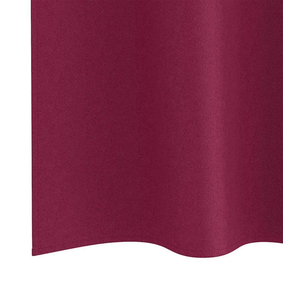 Rideaux occultants avec anneaux 2 pcs Bordeaux 225 x 140 cm - 6