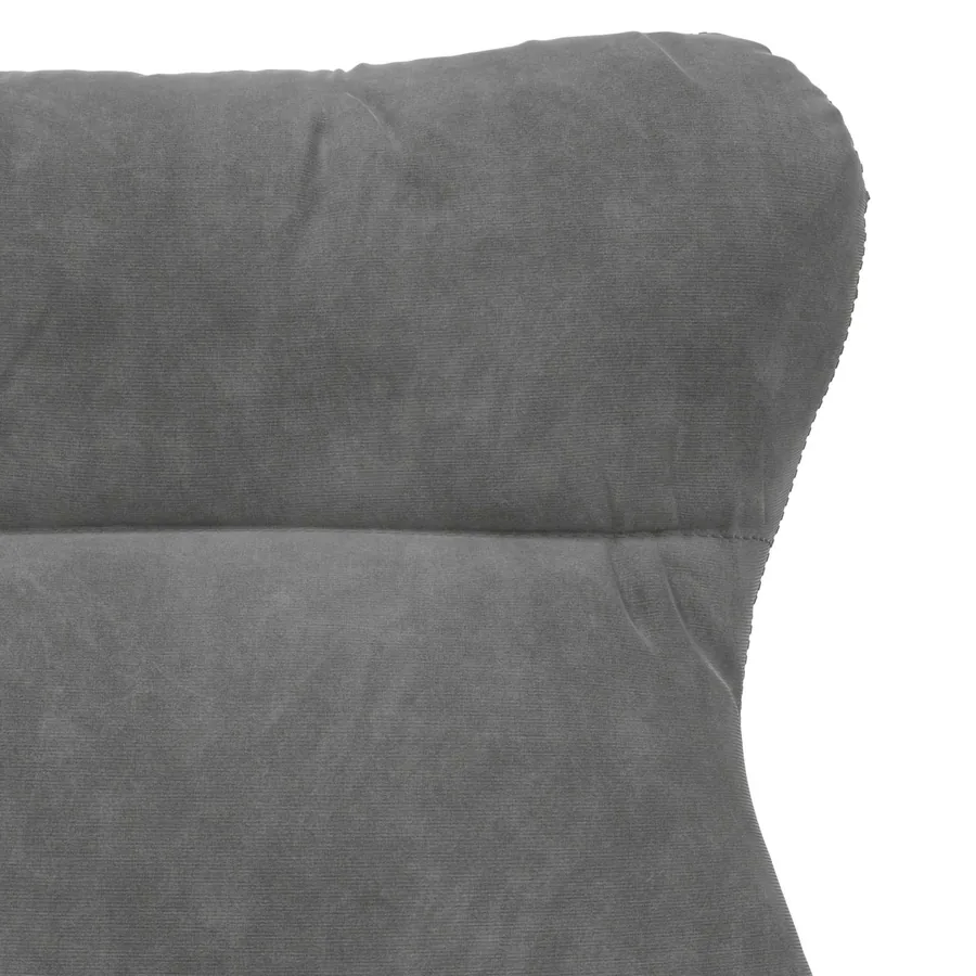 fauteuil Gris foncé 69 x 74 x 93 cm Velours - 7