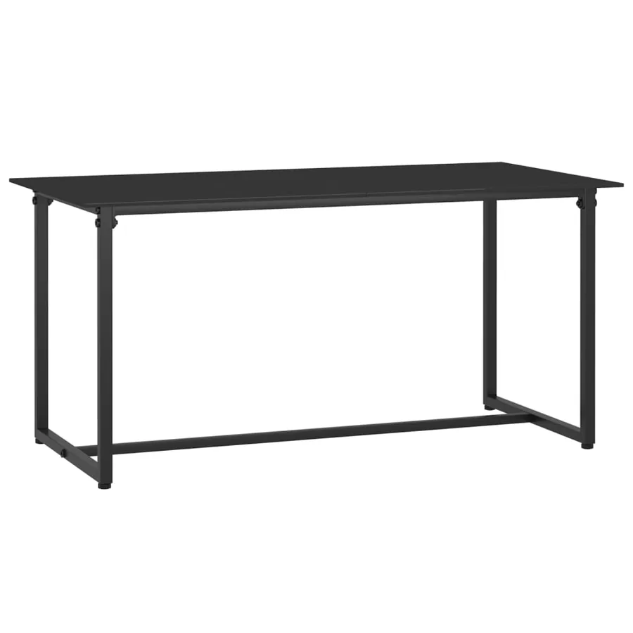 Mobilier d'extérieur 4 pcs avec coussins Résine tressée Noir - 5