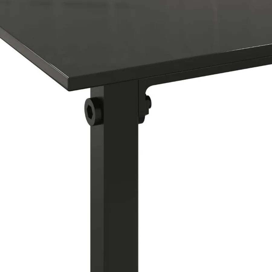 Mobilier d'extérieur 4 pcs avec coussins Résine tressée Noir - 7