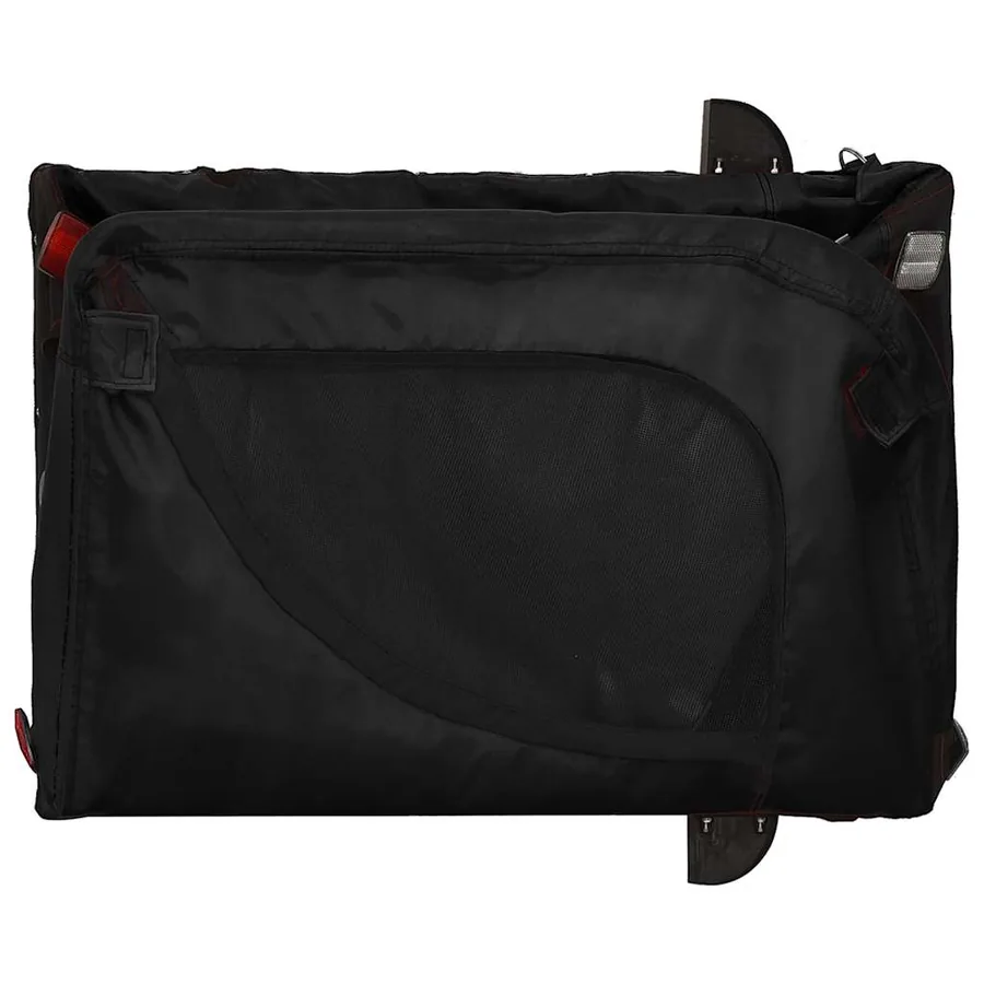 Remorque de vélo pour animaux de compagnie noir - 8