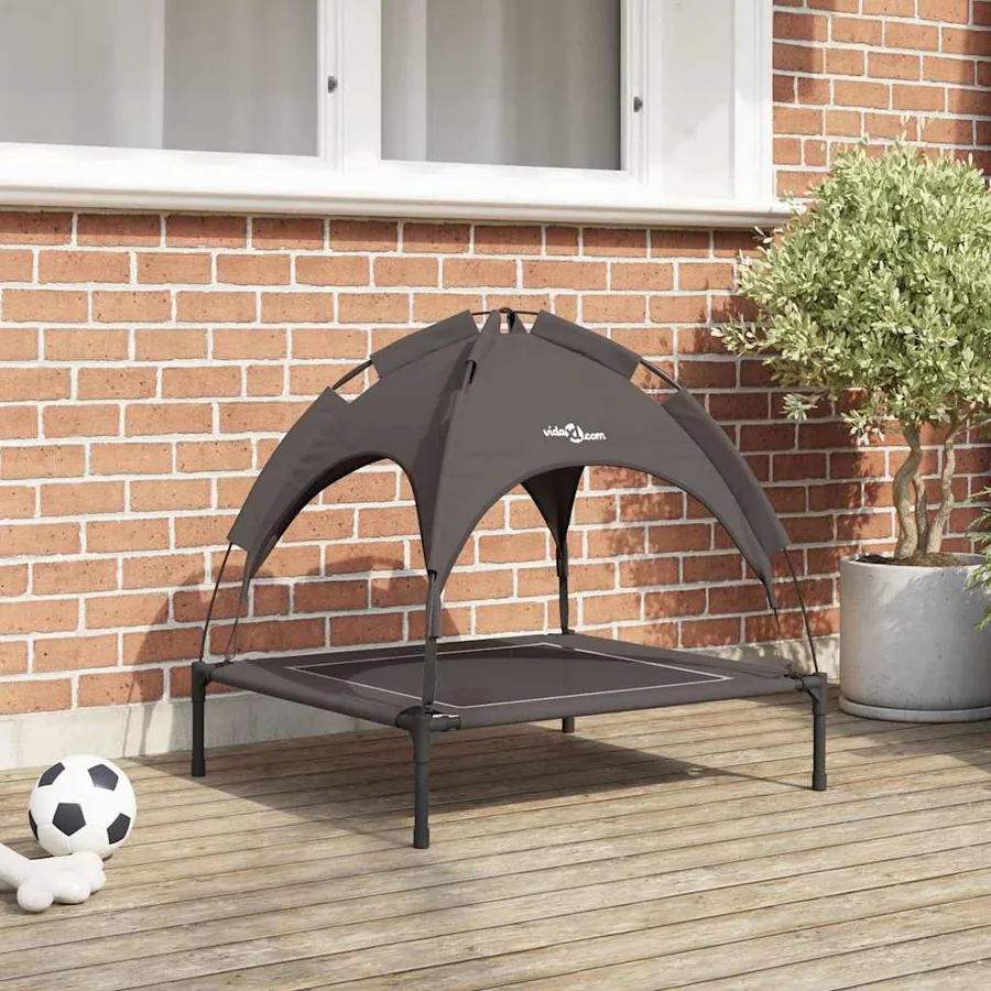 Lit pour Chien Marron 71 x 64 x 71 cm Acier
