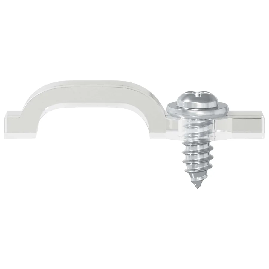 Clips de bande LED 23,8 mm 2 pcs Transparent Plastique et fer - 3