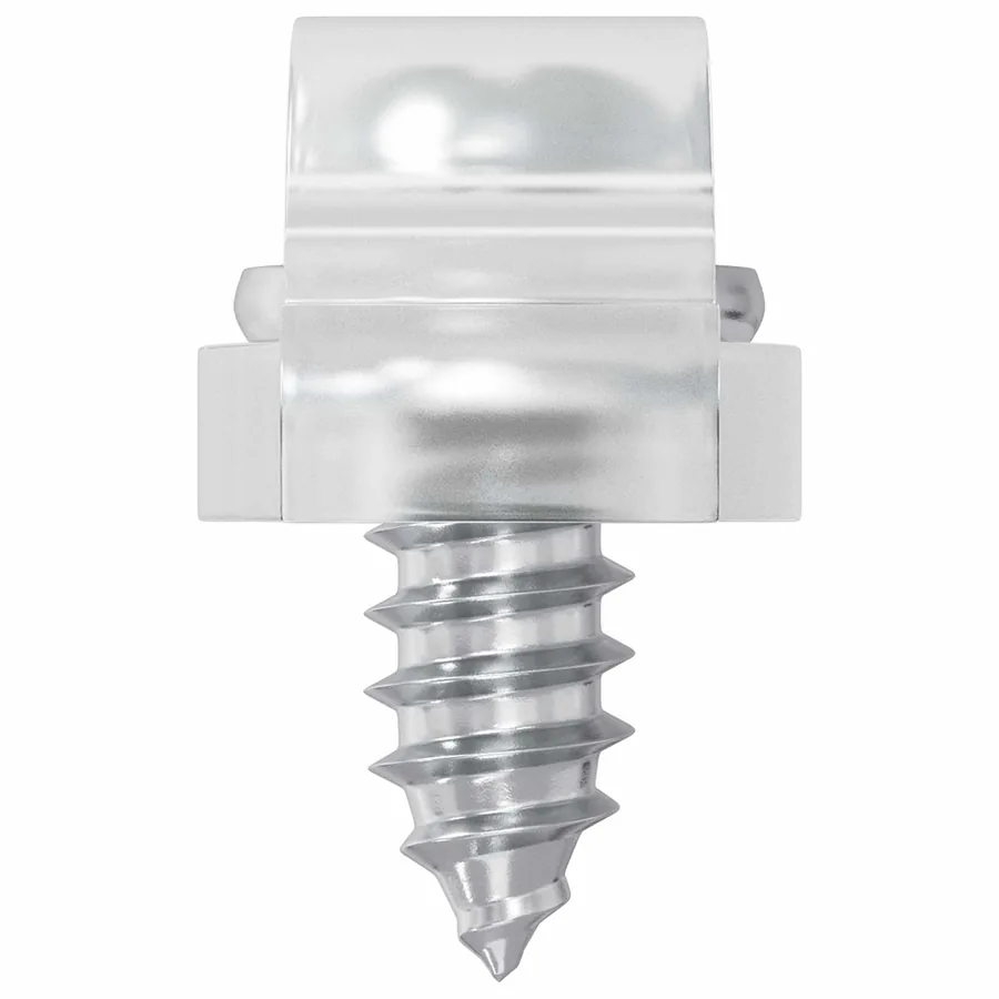 Clips de bande LED 23,8 mm 2 pcs Transparent Plastique et fer - 4