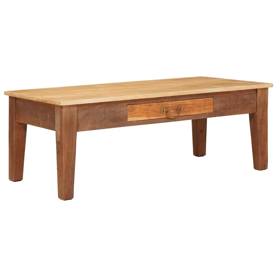 Table basse Marron 110 x 55 x 40 cm Bois de mangue massif - 2