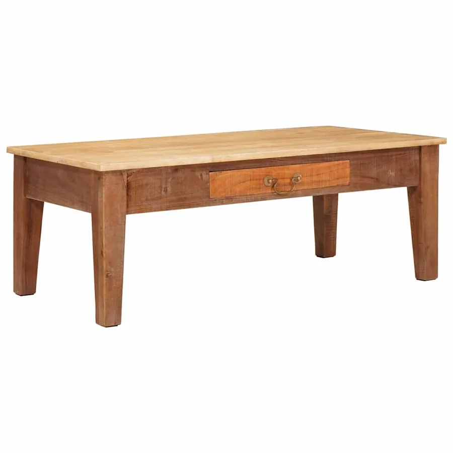 Table basse Marron 110 x 55 x 40 cm Bois de mangue massif - 3