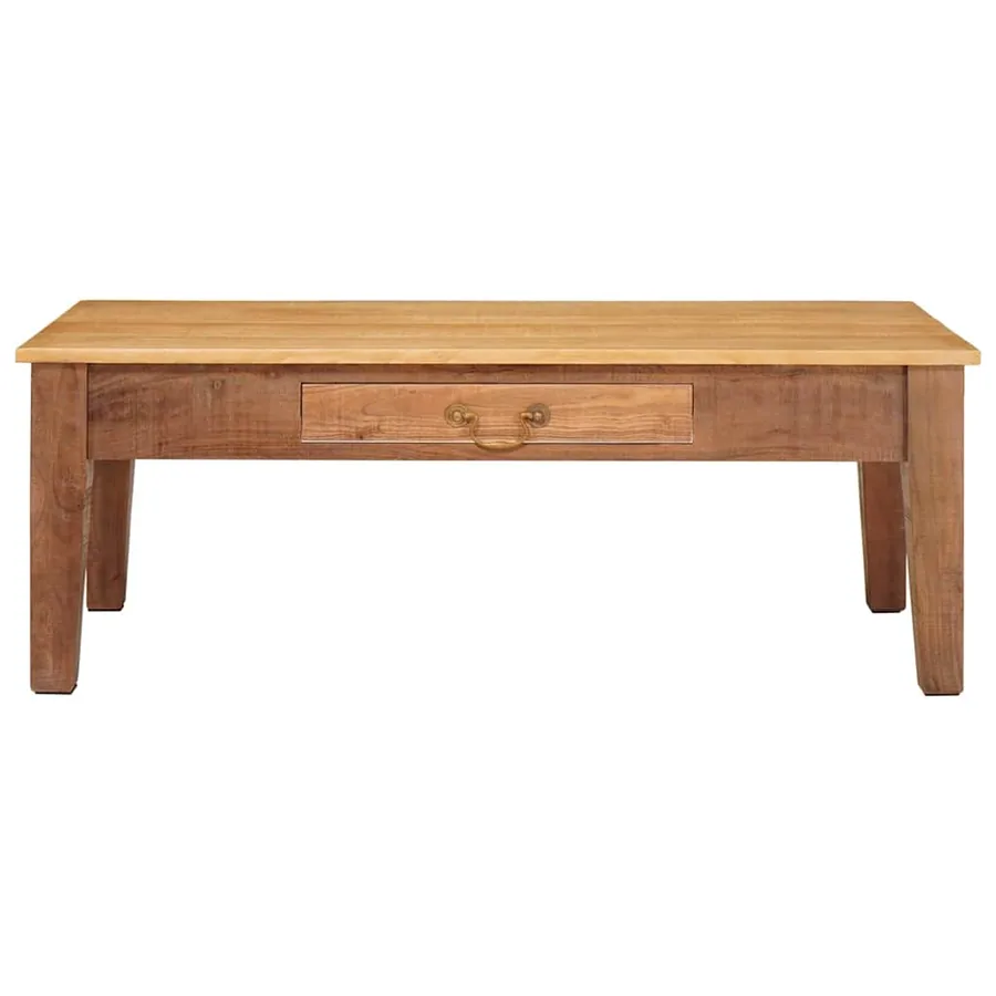 Table basse Marron 110 x 55 x 40 cm Bois de mangue massif - 5