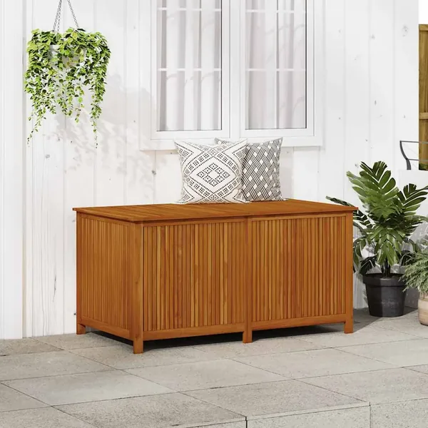 Boîte de rangement de jardin 150x80x75 cm Bois d'acacia solide