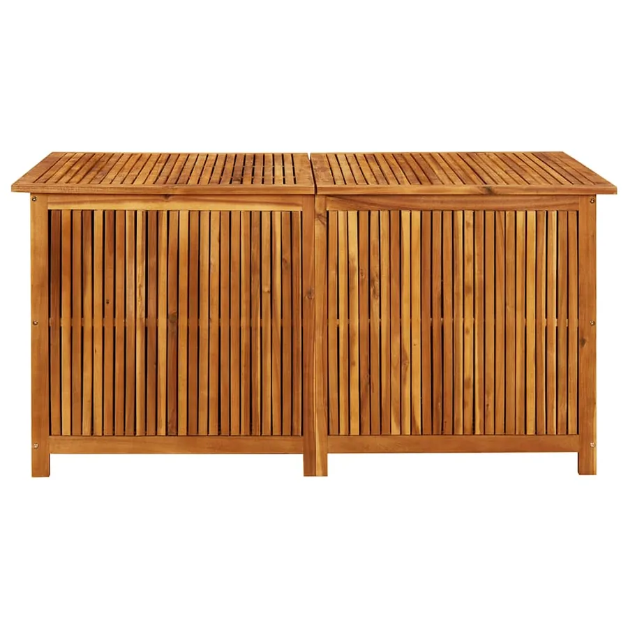 Garden storage box 150x80x75 cm solid acacia wood - 4