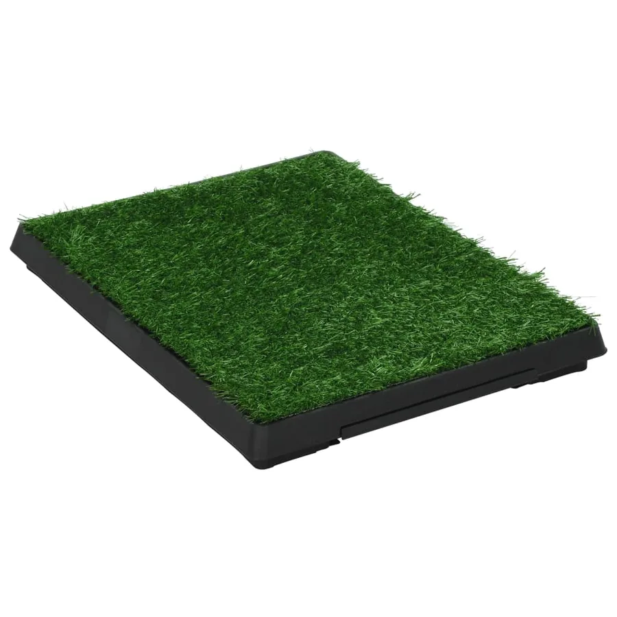 Tapis pour animaux avec plateau et gazon artificiel Vert - 2