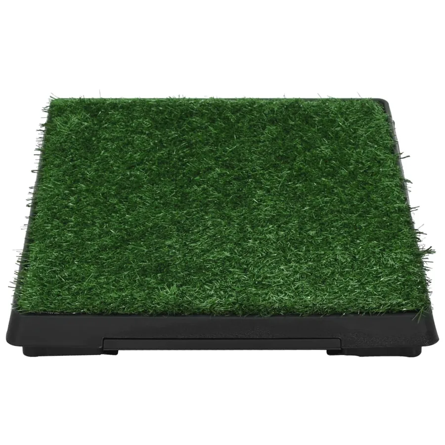 Tapis pour animaux avec plateau et gazon artificiel Vert - 3