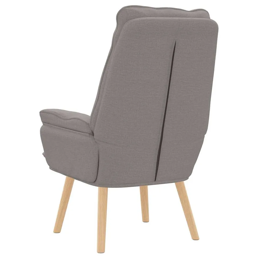 fauteuil Taupe 69 x 74 x 93 cm Tissu et Contreplaqué - 6