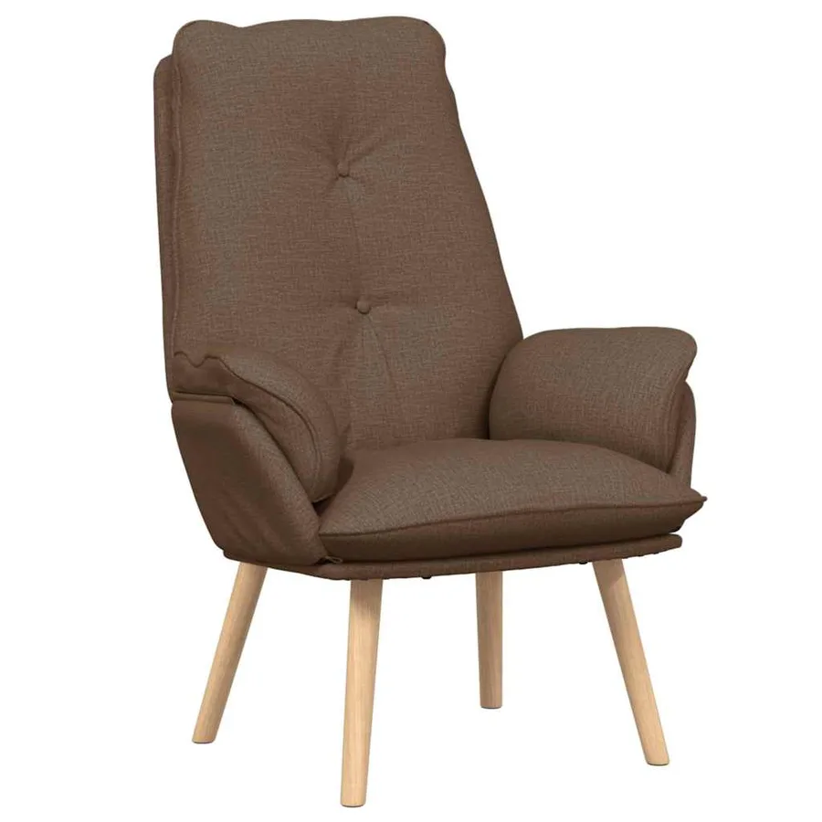 fauteuil Marron 69 x 74 x 93 cm Polyester et contreplaqué - 2