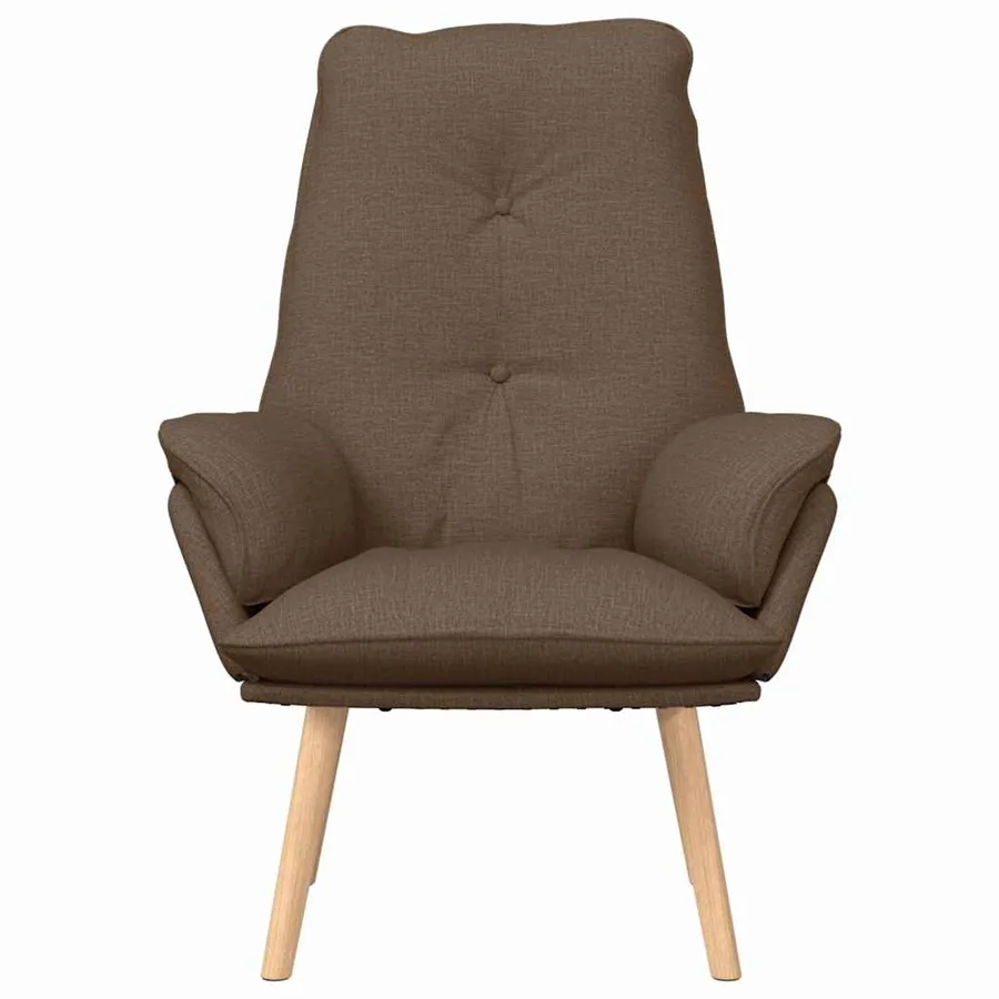 fauteuil Marron 69 x 74 x 93 cm Polyester et contreplaqué - 4
