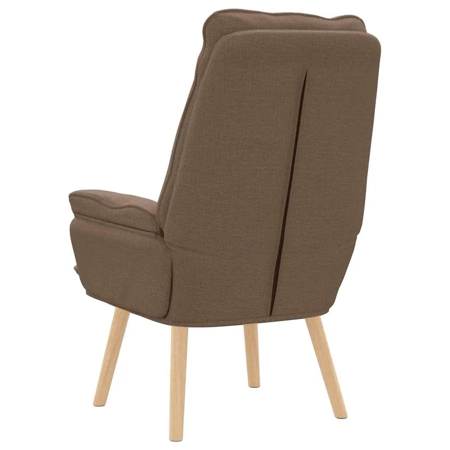 fauteuil Marron 69 x 74 x 93 cm Polyester et contreplaqué - 6