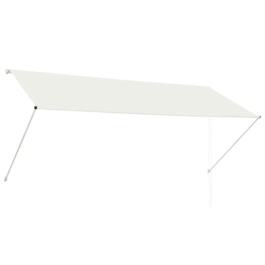 Auvent rétractable 300x150 cm Crème - 2
