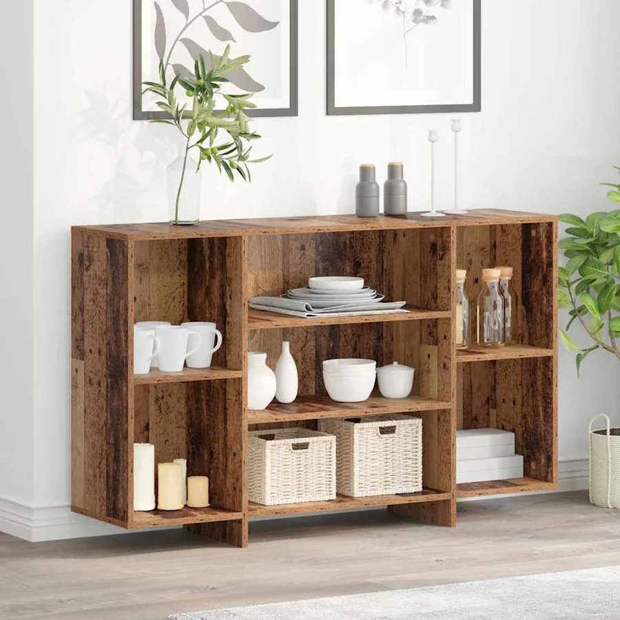 Buffet Bois ancien 120 x 30 x 75 cm Bois d'ingénierie