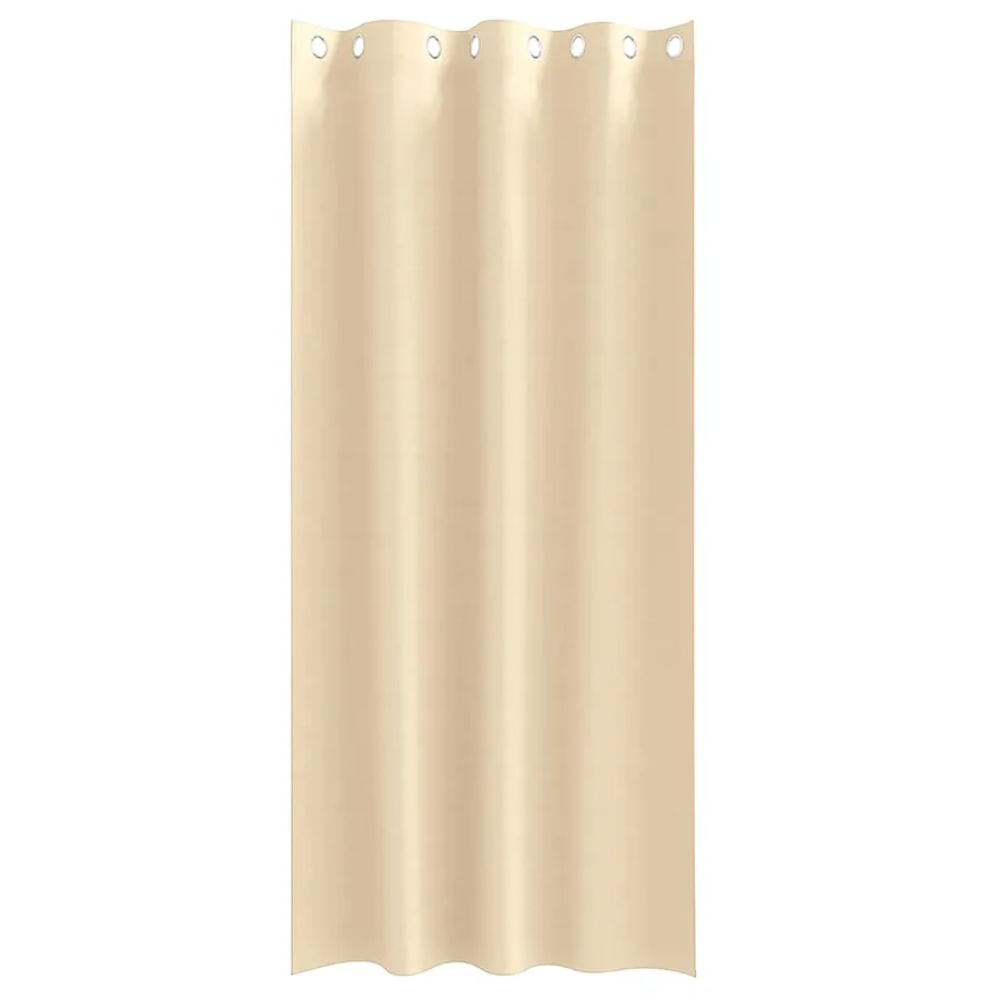 Rideaux occultants avec anneaux 2 pcs Crème 245 x 140 cm - 4