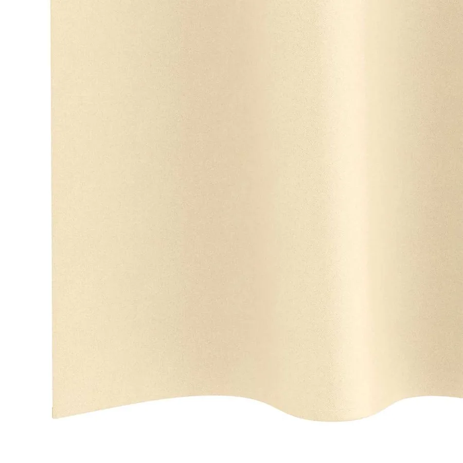 Rideaux occultants avec anneaux 2 pcs Crème 245 x 140 cm - 6