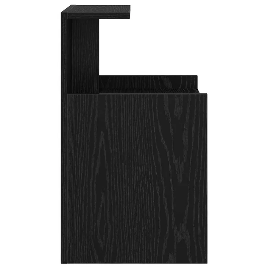 Cabinet de chevet 2 pcs Chêne noir 40 x 35 x 60 cm - 7