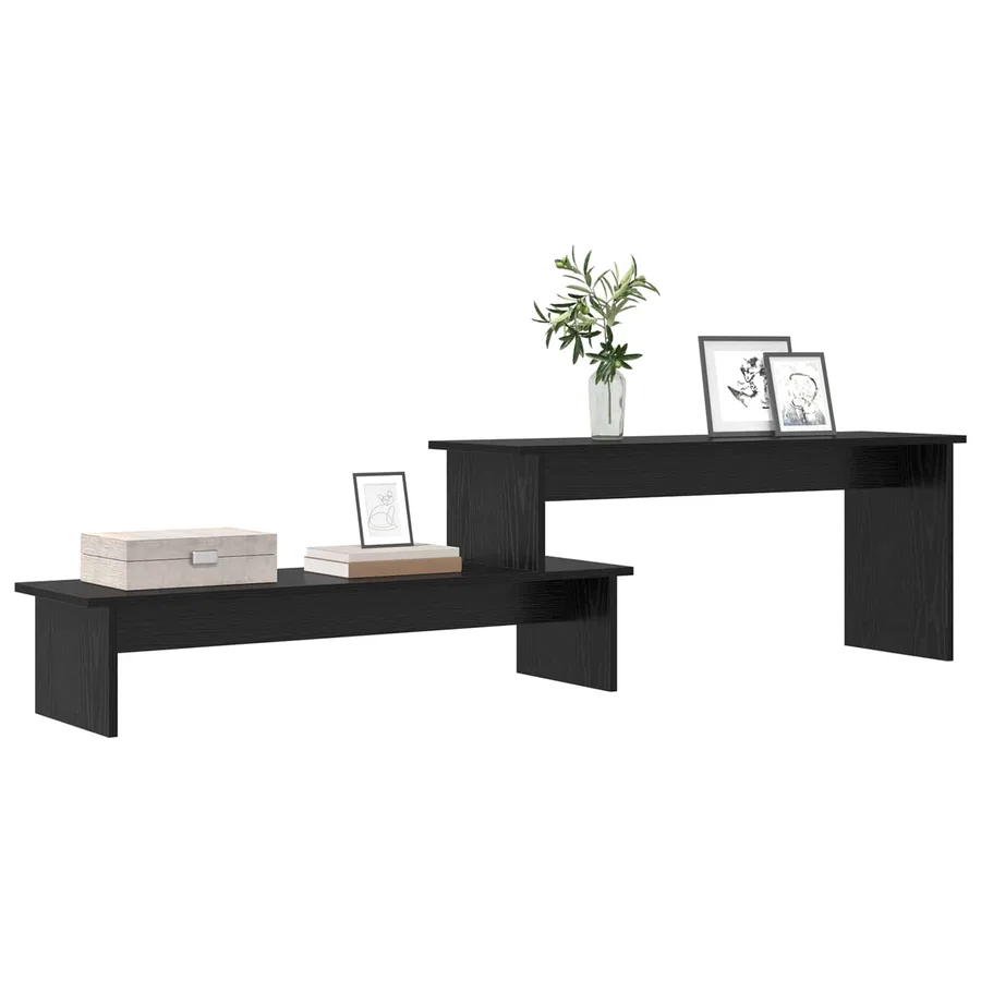 Ensemble meuble TV Montage mural Chêne noir 180,5 x 30 x 43 cm - 3
