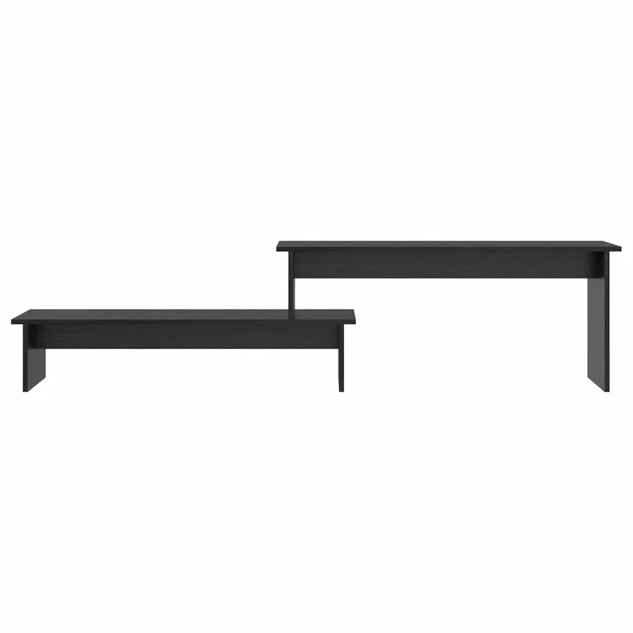 Ensemble meuble TV Montage mural Chêne noir 180,5 x 30 x 43 cm - 5