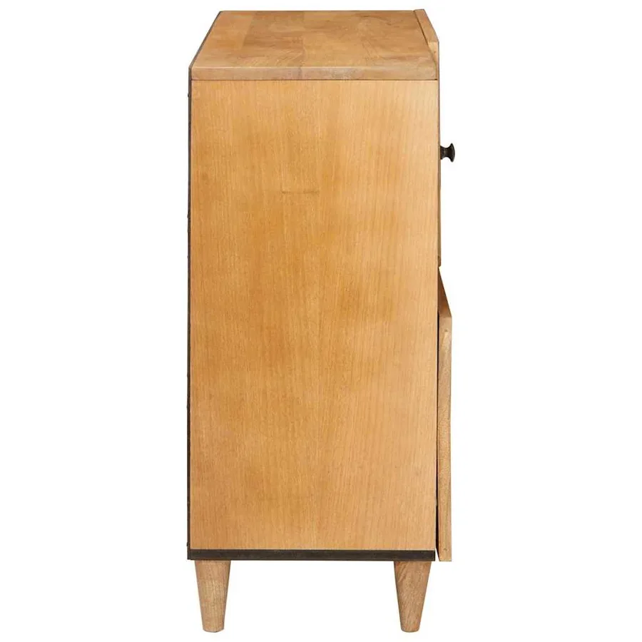 Buffet 80 x 33 x 75 cm Bois de mangue massif - 4