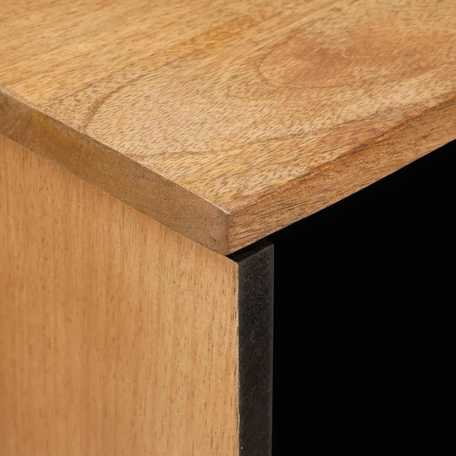 Buffet 80 x 33 x 75 cm Bois de mangue massif - 6