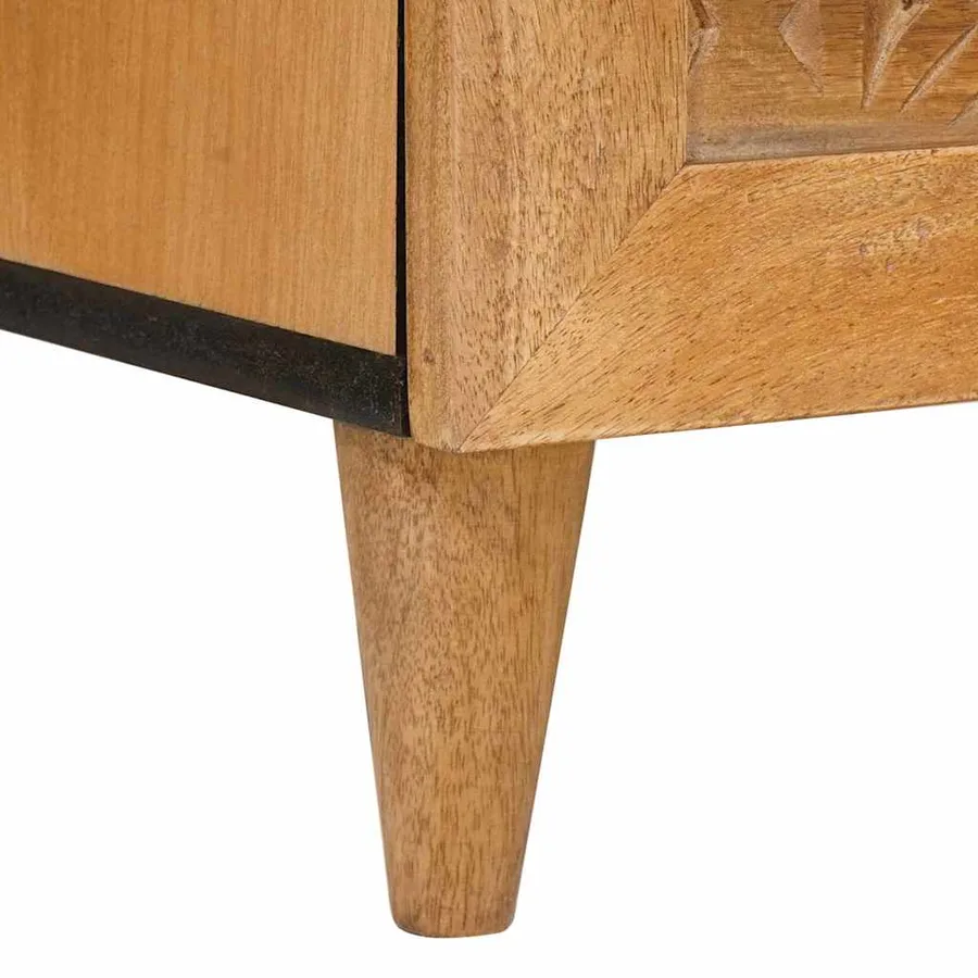 Buffet 80 x 33 x 75 cm Bois de mangue massif - 8