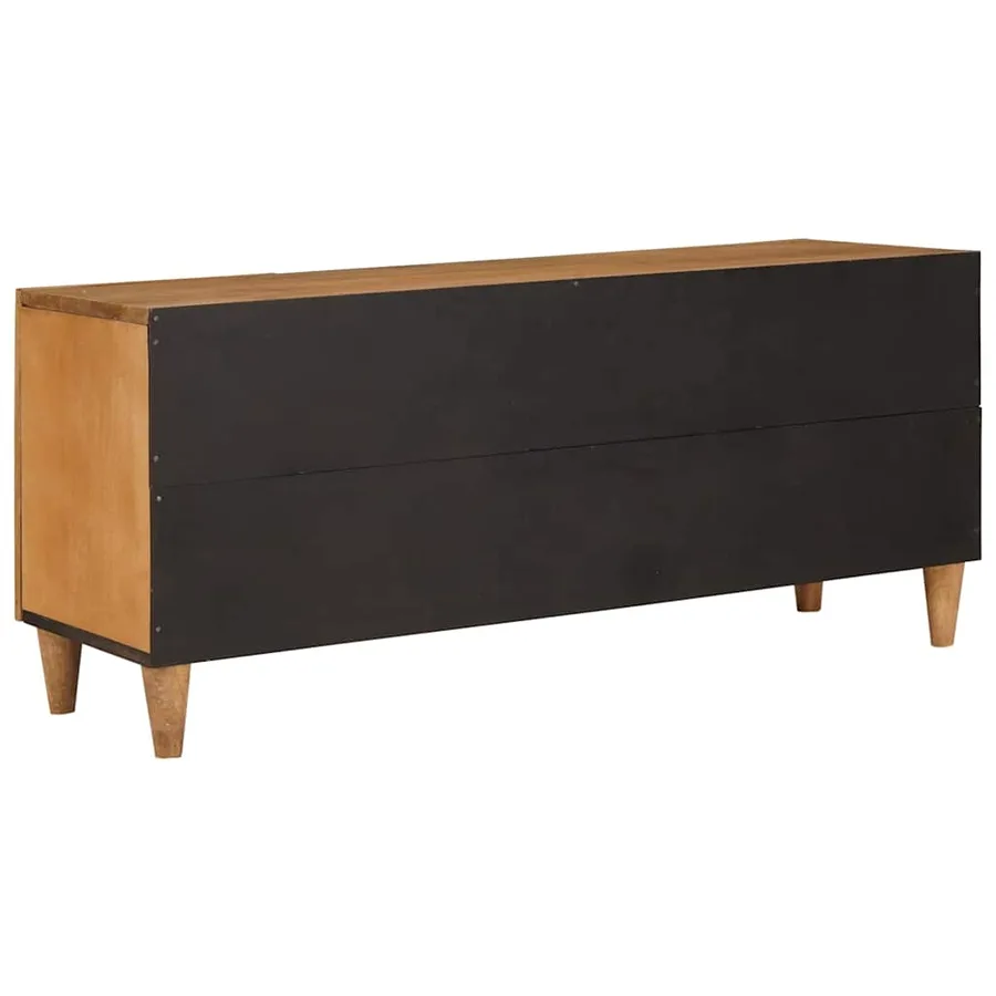 Unites TV Marron Clair 105 x 33 x 46 cm Bois d'ingénierie - 5