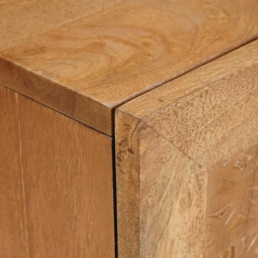 Unites TV Marron Clair 105 x 33 x 46 cm Bois d'ingénierie - 6