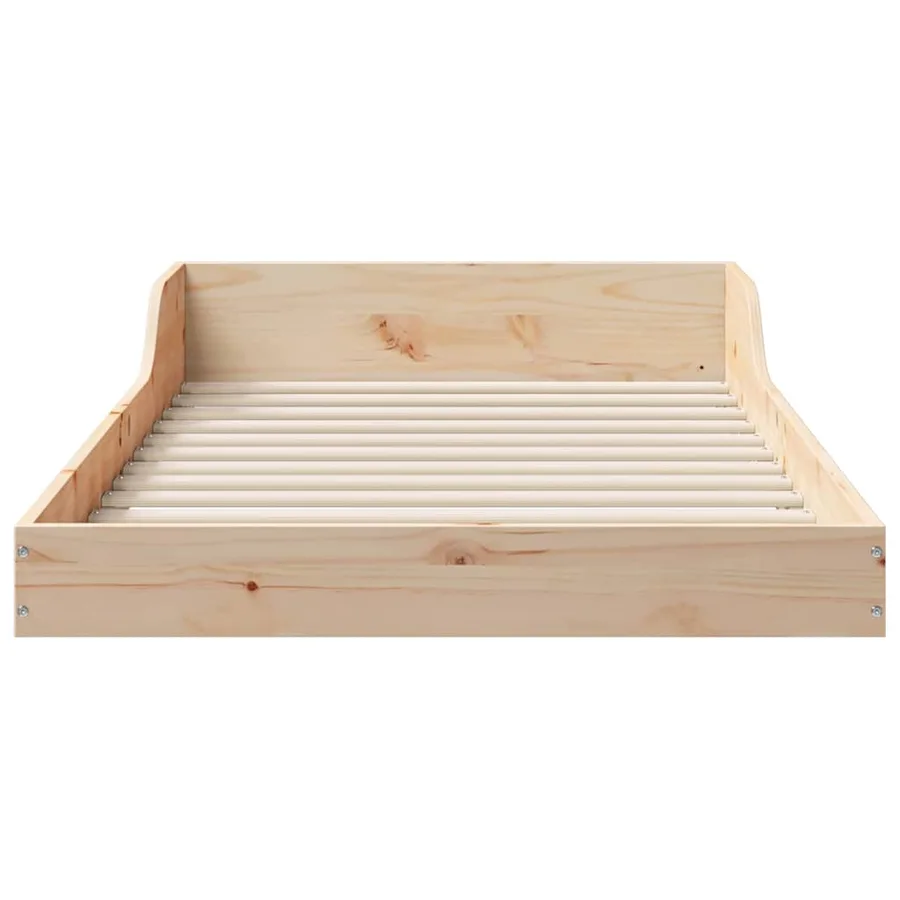 Cadre de lit Marron 90 x 200 cm Pin massif - 5