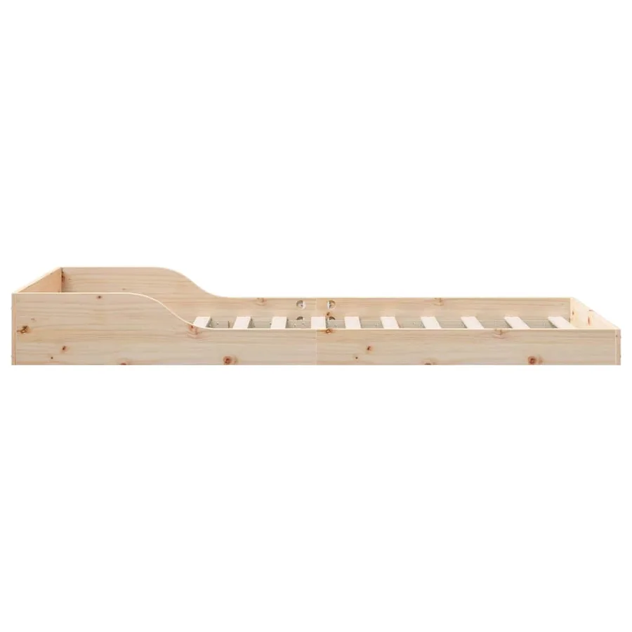 Cadre de lit Marron 90 x 200 cm Pin massif - 6