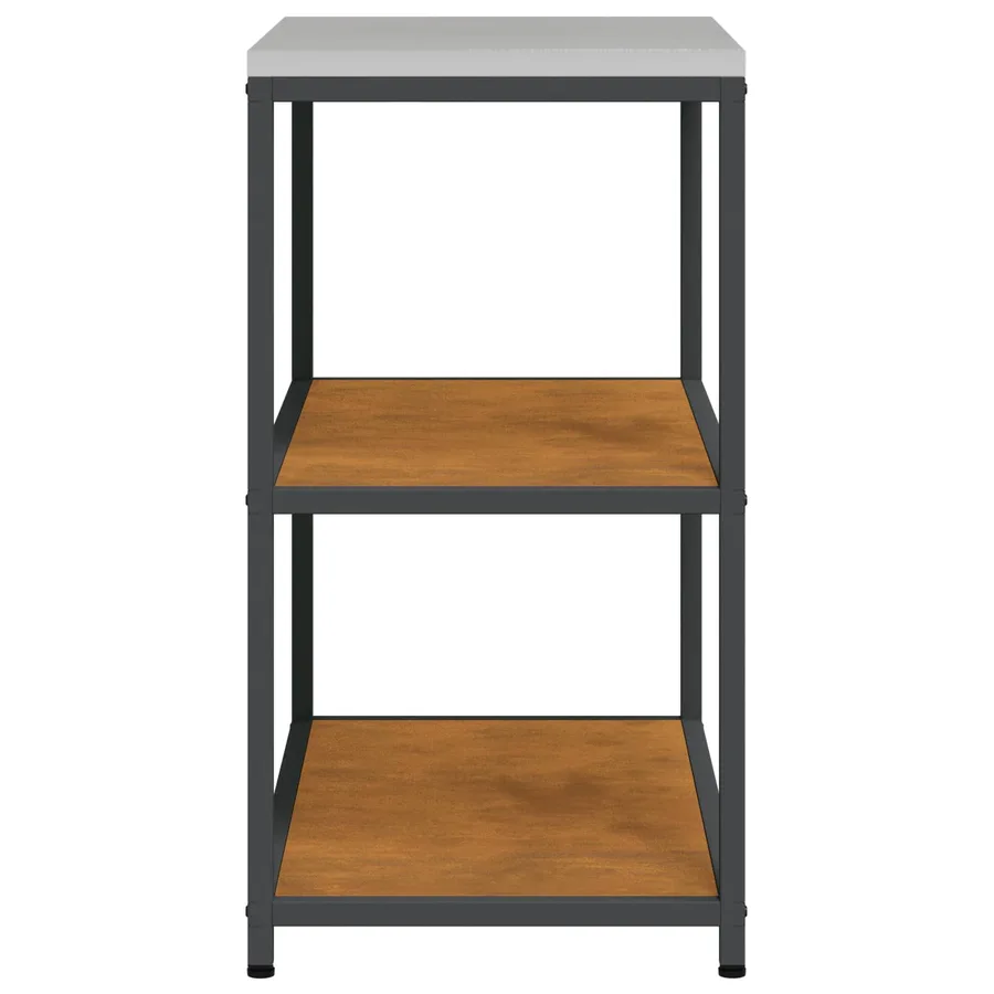 Rangement de cuisine HATTEM Rouillé 90 x 50 x 92 cm Acier - 9