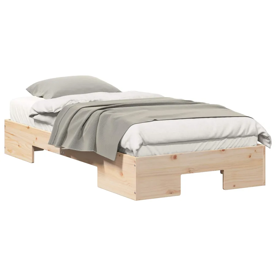 Cadre de lit Marron 80 x 200 cm - 2